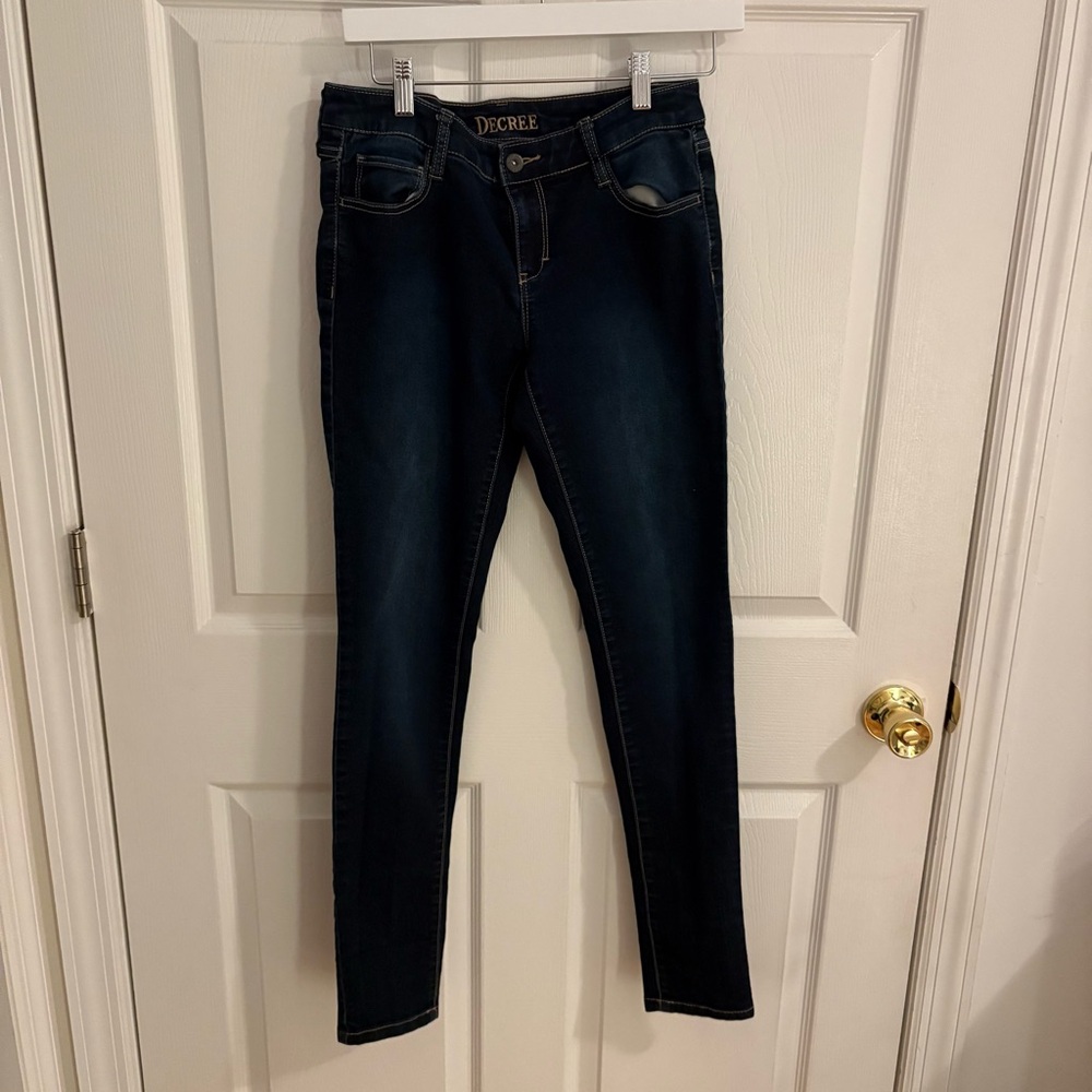 Decree Blue Skinny Jeans Classic Style